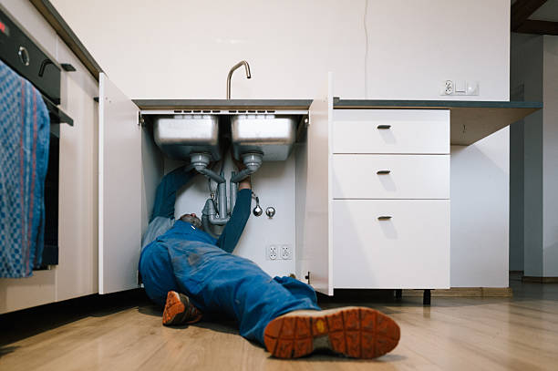 Professional Plumbing technician working in Cedar Grove, NC